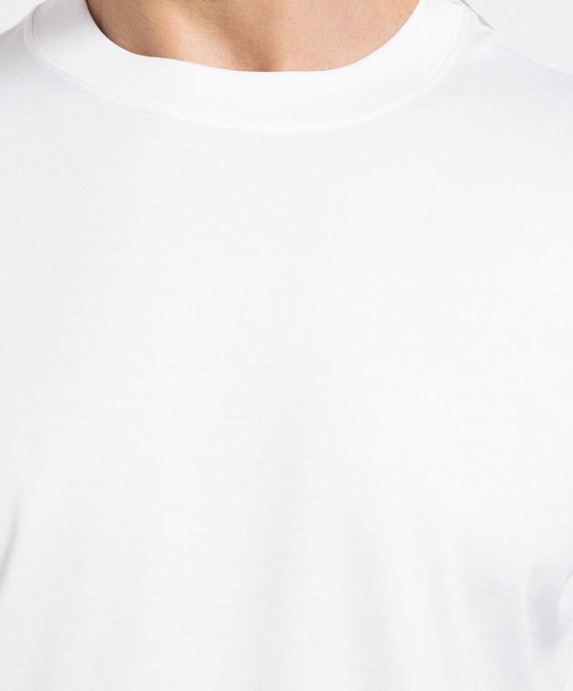 Brunello Cucinelli White T-shirt M0T611308 изображение 5