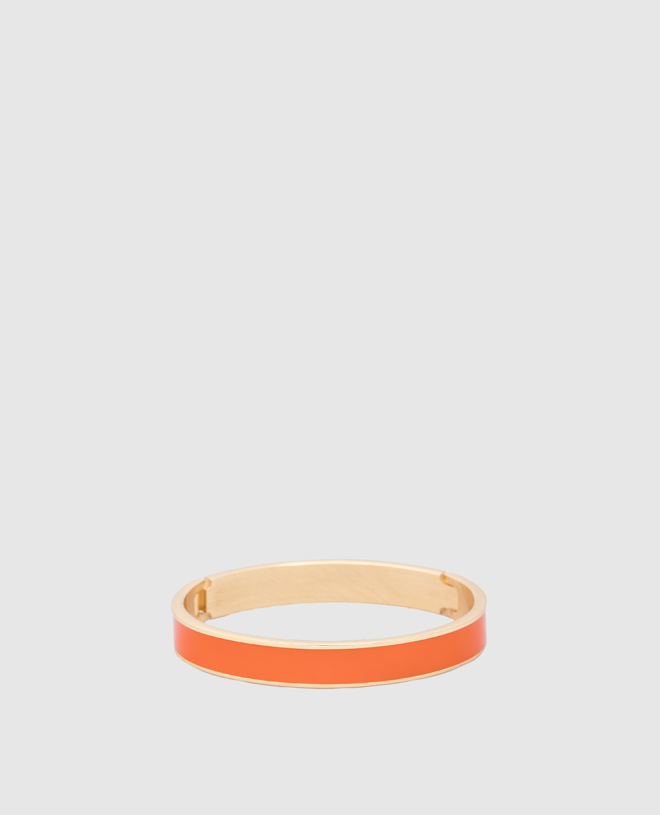 Orange bracelet with 24-karat gold plating
