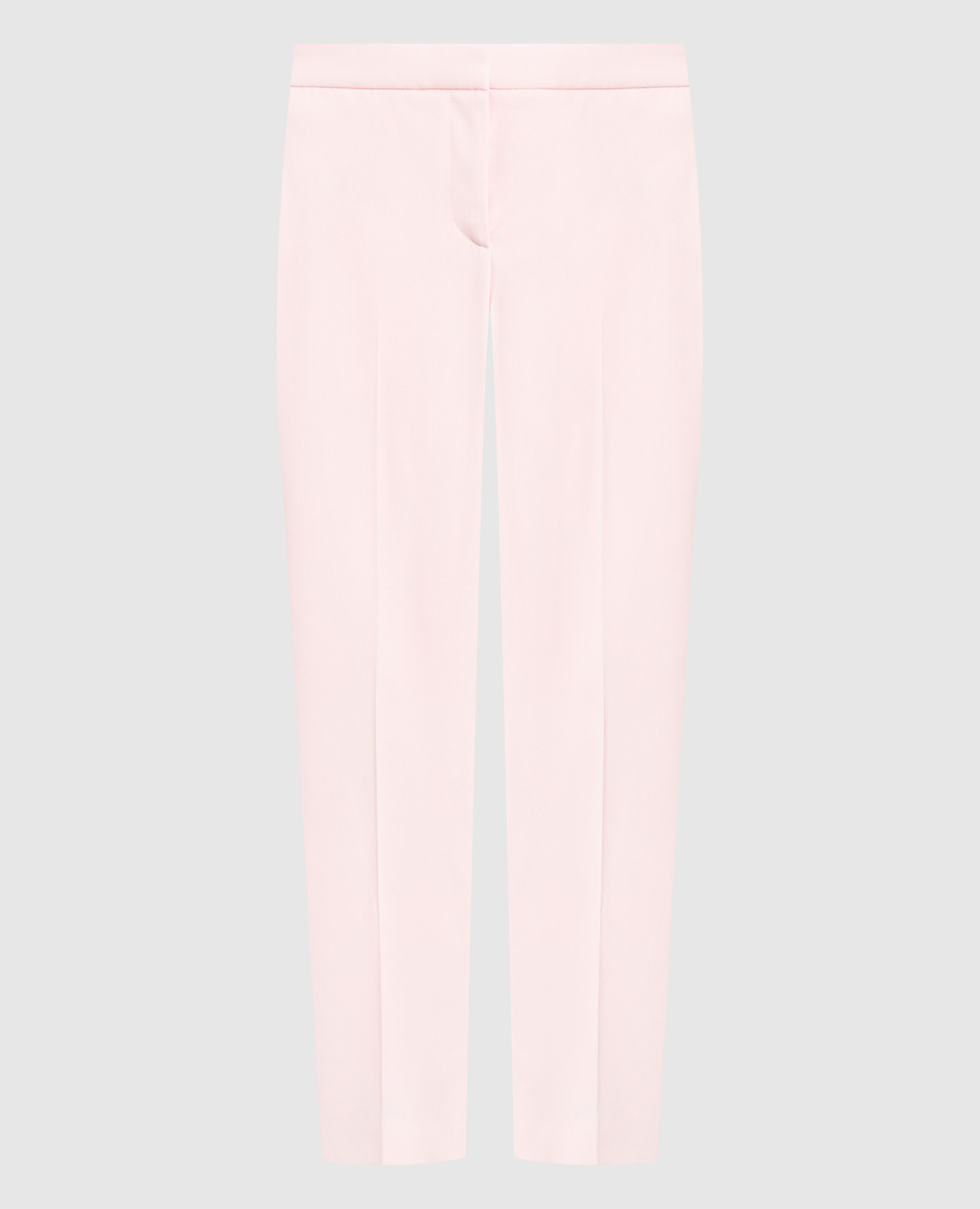Pink wool trousers