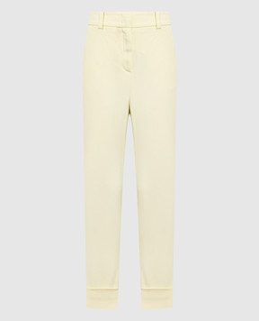 Peserico Жовті штани з ланцюжком моніль P0457106087