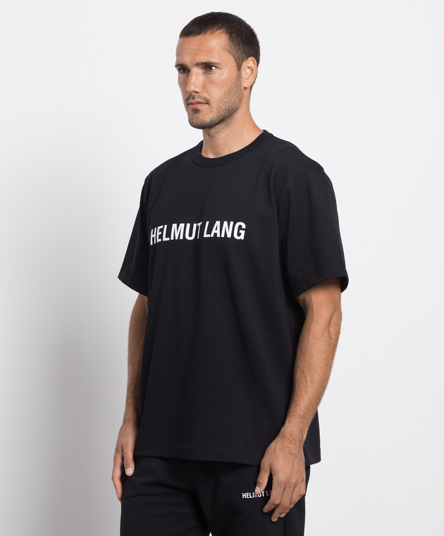 Helmut Lang Black t-shirt with logo print L09HM523 image 3