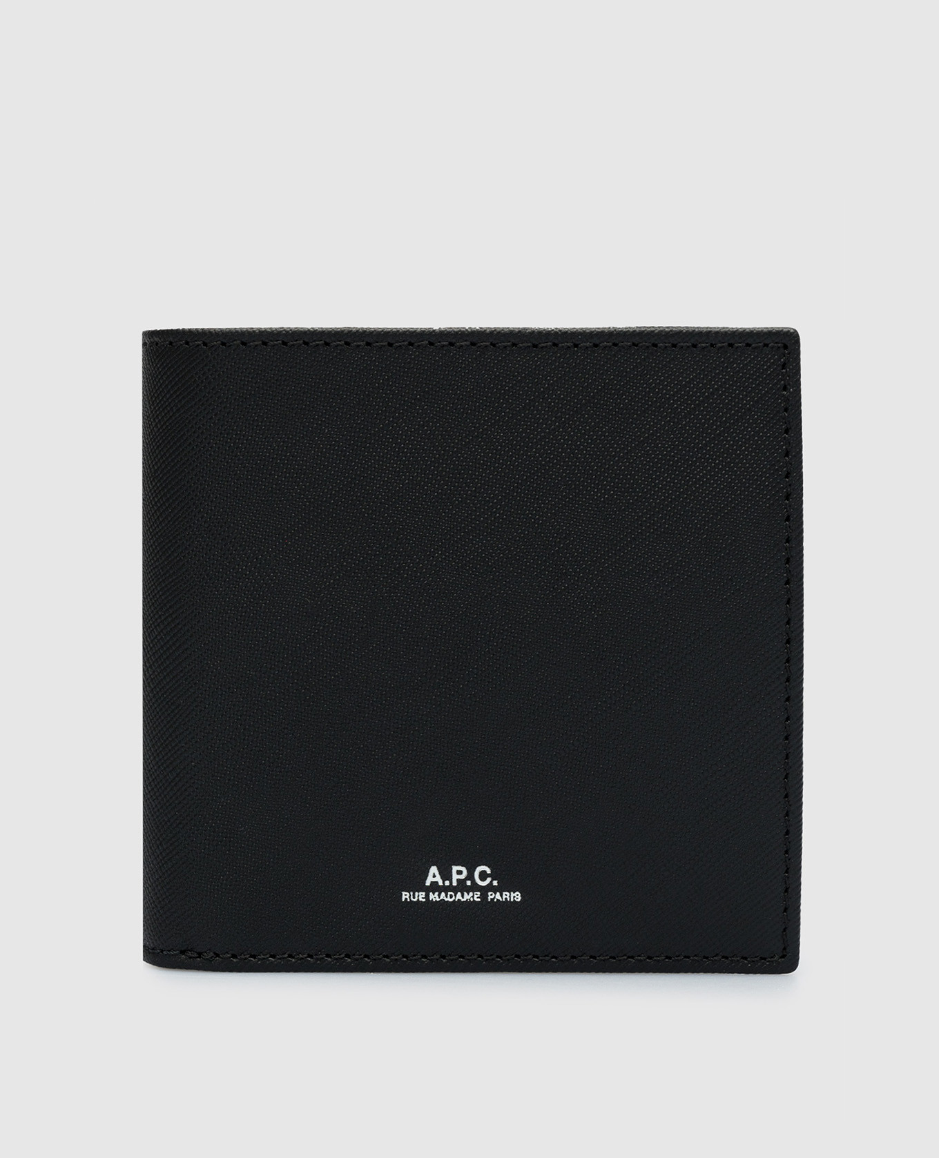 Черный кожаный портмоне New London с логотипом