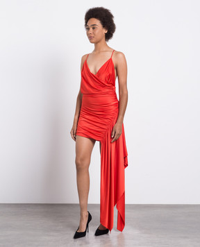 ALEXANDRE VAUTHIER Красное платье мини с открытой спиной 233DR19751406