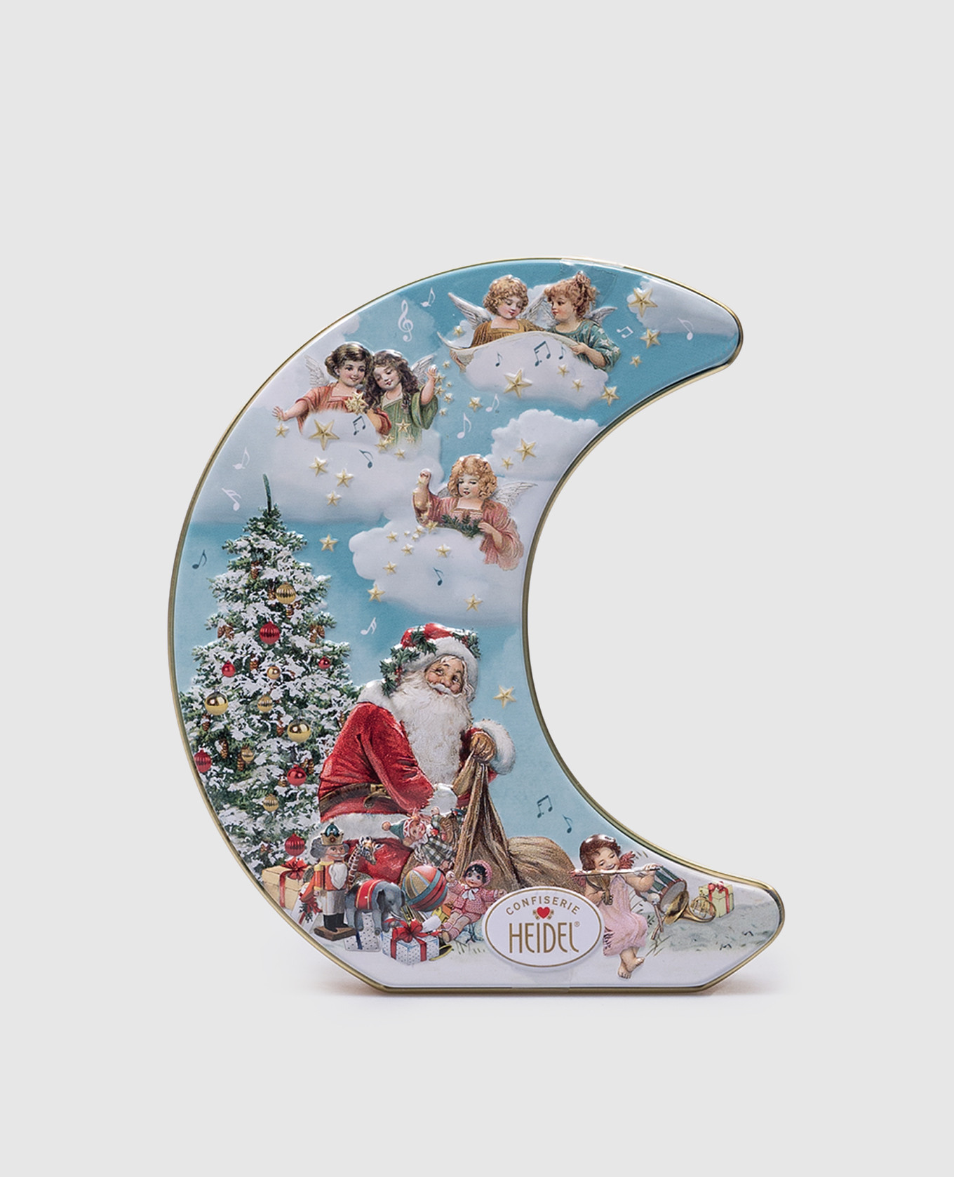 

Набор конфет Merry Christmas в подарочной упаковке Луна, Голубой, Десерты