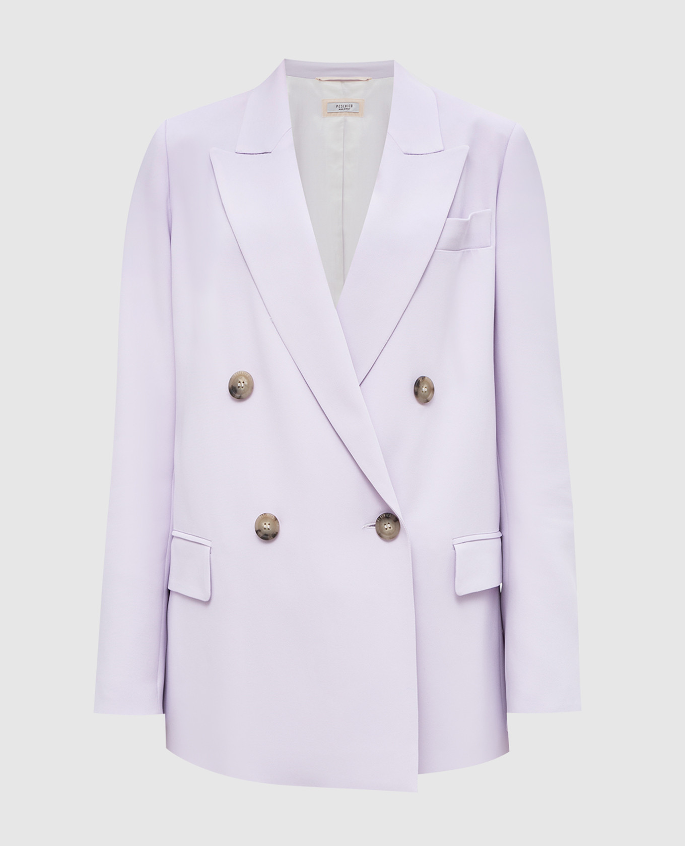 Lilac double-breasted jacket