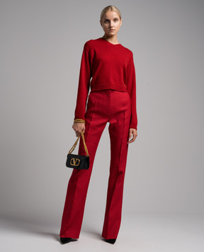 Valentino Червоні штани кльош 3B0RB5201CF