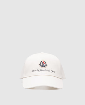 Moncler Белая кепка с логотипом 3B000020U162