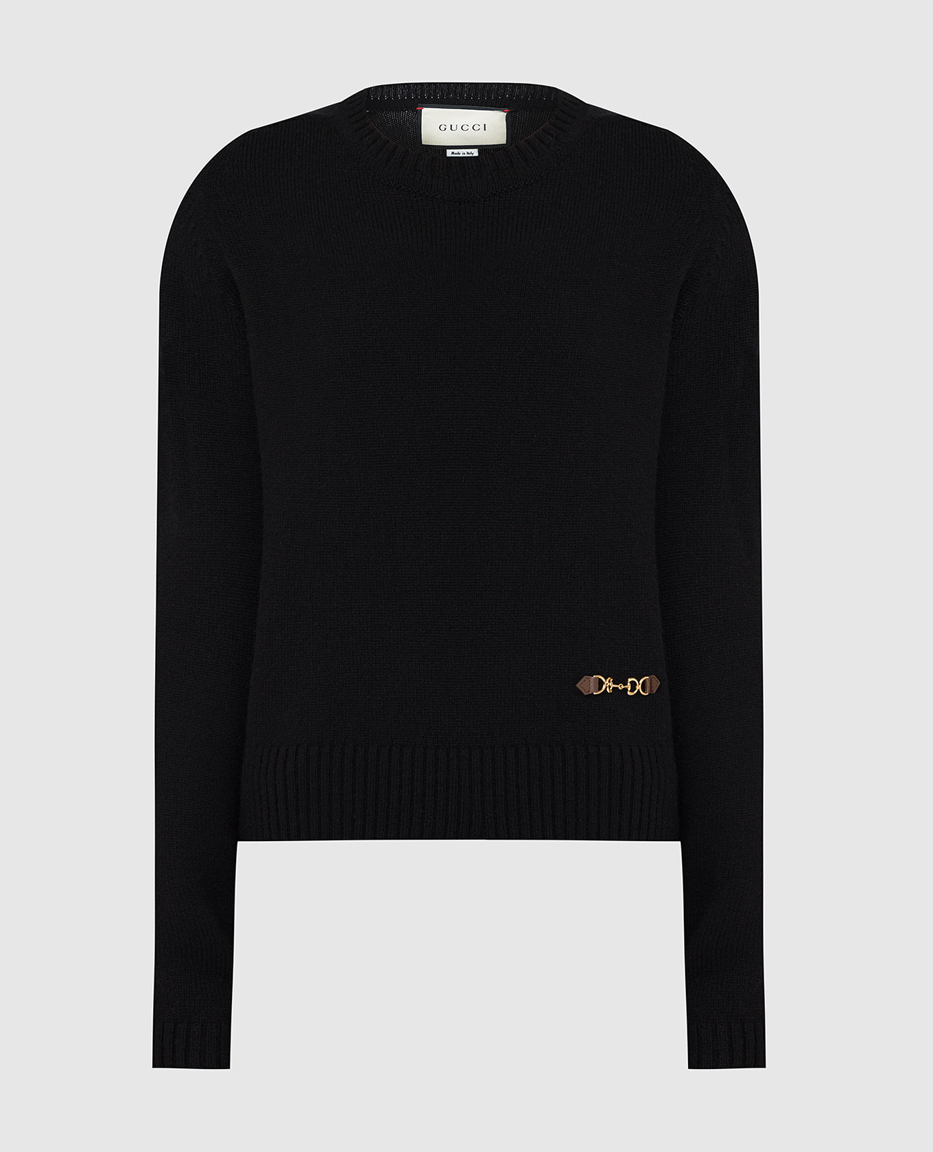 Gucci - Черный джемпер из кашемира 628413XKBH9 купить в Symbol