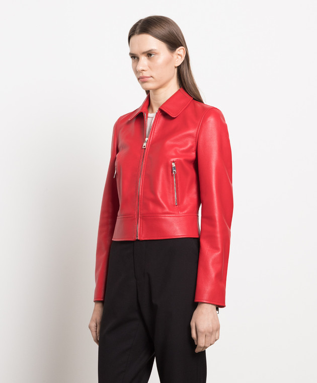 Dolce&Gabbana Red leather jacket F9G13LHULF5 image 3
