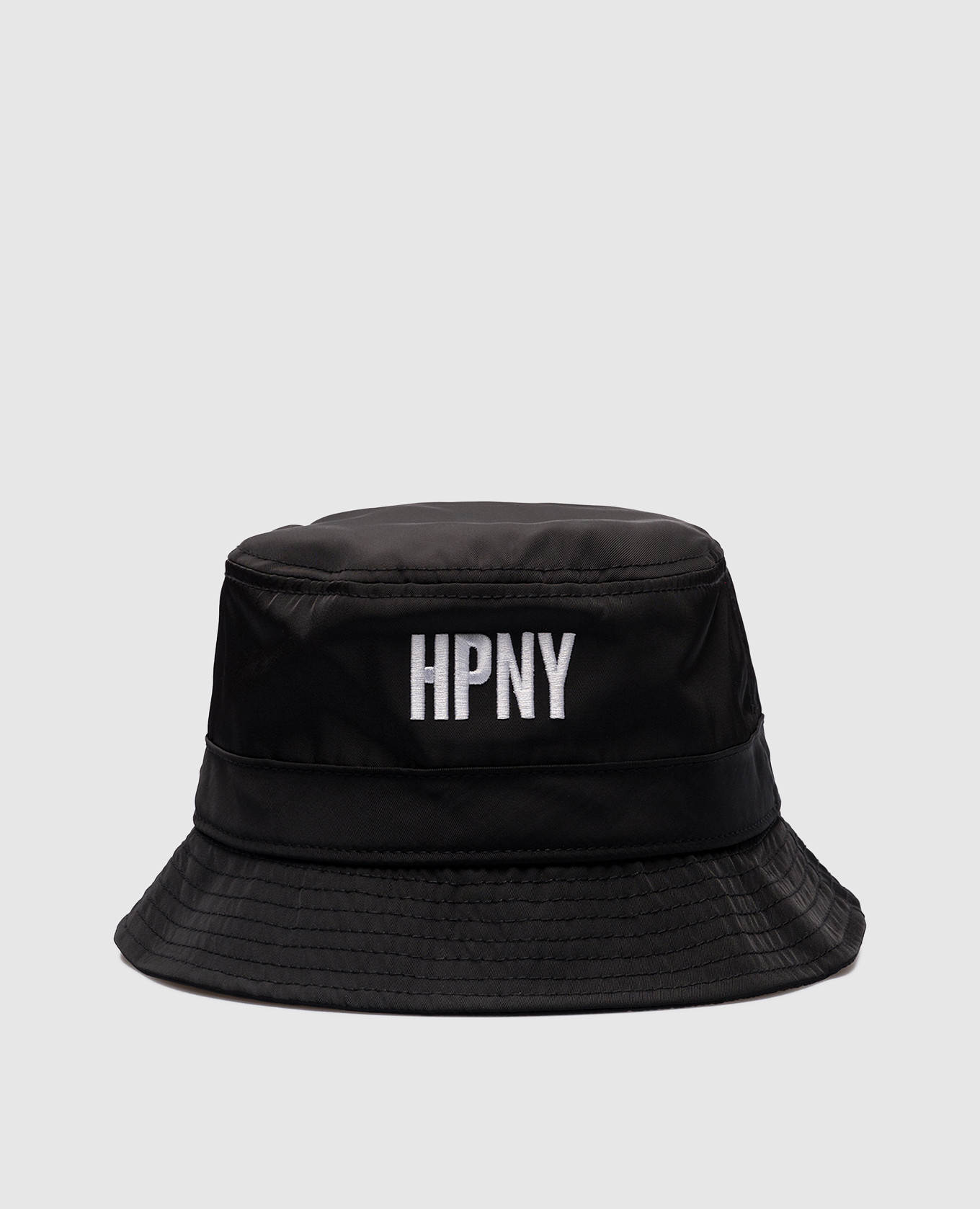 

Черная панама с вышивкой логотипа HPNY, Черный, Панамы