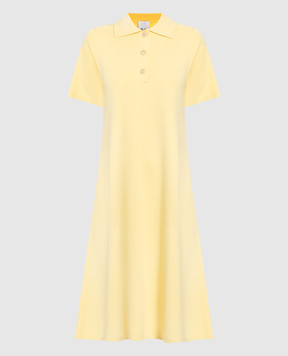 Allude Желтое платье-поло 22262024