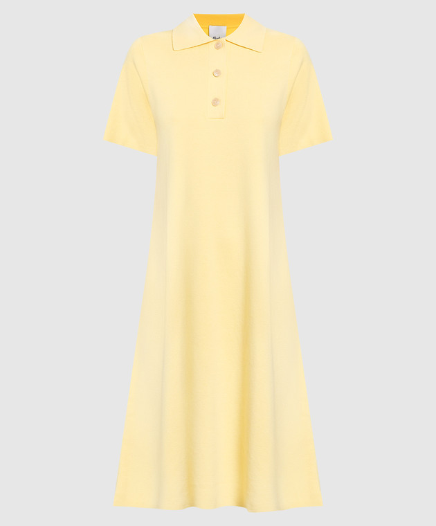 Allude Жовта сукня-поло 22262024