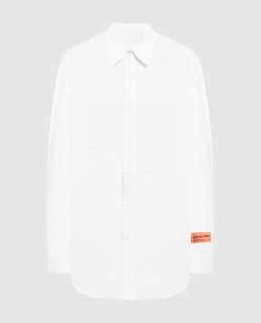Heron Preston Біла сорочка LS з відкритою спиною HWGE002S23FAB002