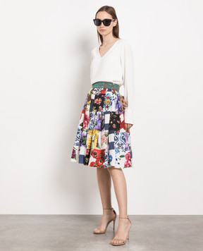 Dolce&Gabbana Спідниця в техніці печворк F4B3WTGDY03