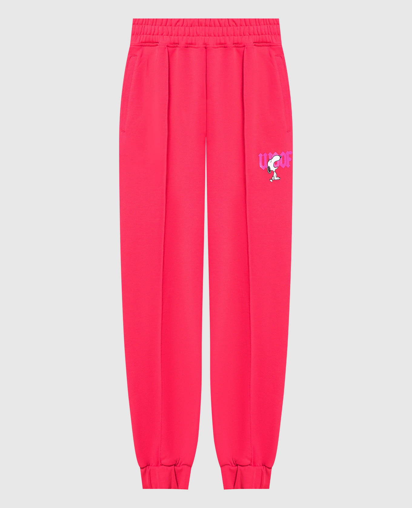 Joggers in pink with a Peanuts print