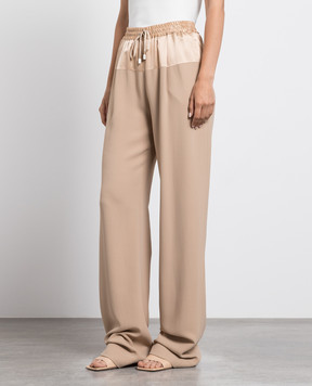 Ermanno Scervino Бежеві штани D426P718ILM