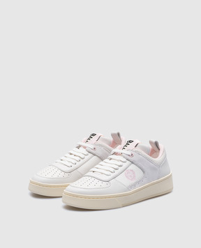 Bally Белые кожаные кеды Riweira WK005KVT005