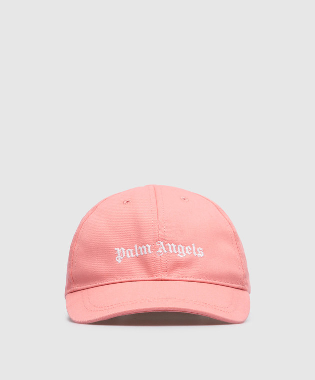 Palm Angels Дитяча рожева кепка з вишивкою логотипу PGLB001F22FAB001