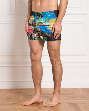 Dolce&Gabbana Шорты для плавания в принт M4A06TFHMRD