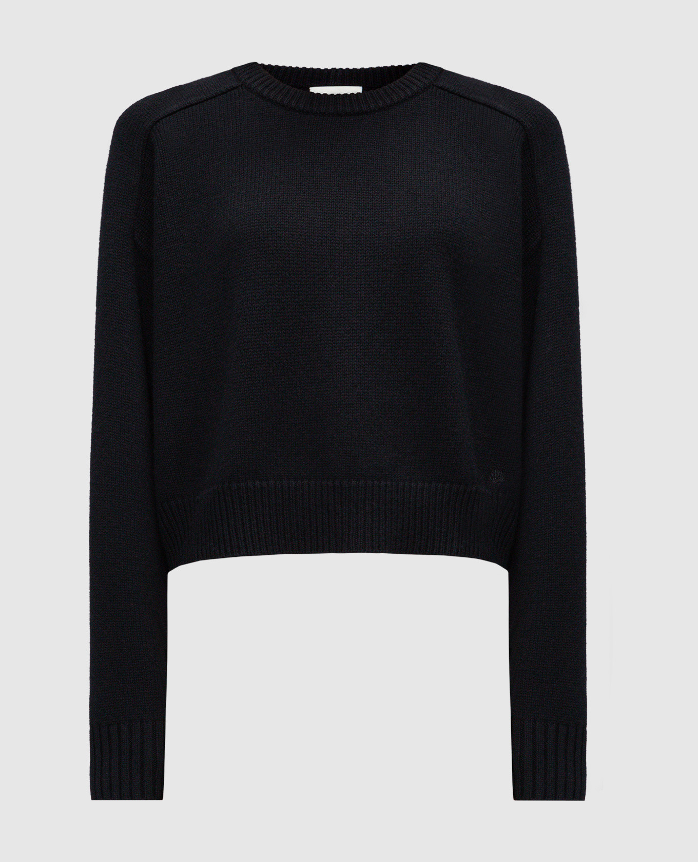 Bruzzi black wool and cashmere sweater