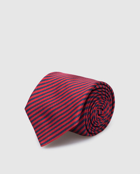 Stefano Ricci Дитяча краватка з шовку в смужку YCCX30102