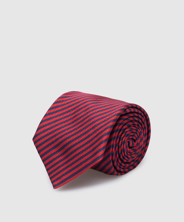 Stefano Ricci Дитяча краватка з шовку в смужку YCCX30102