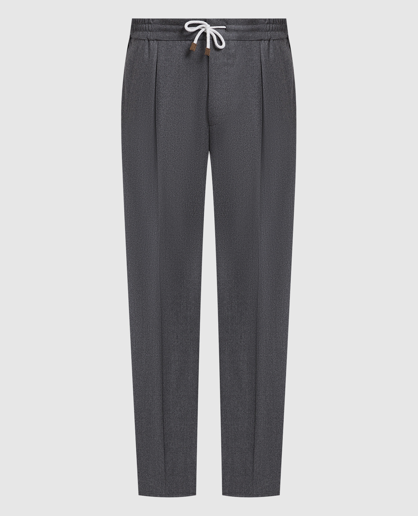 Gray wool trousers