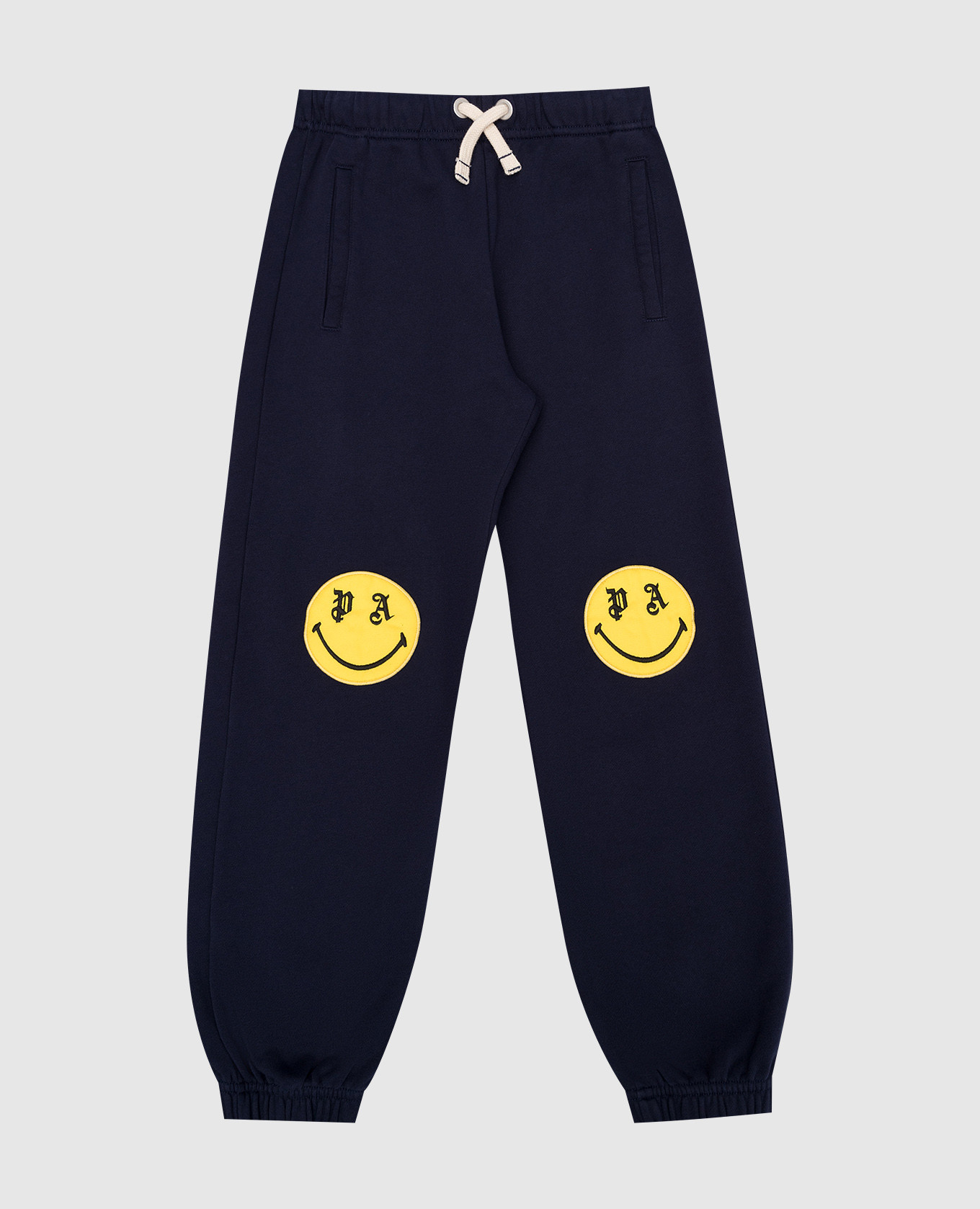 

Детские синие джогеры Smiley Sweat, Синий, Повседневные брюки casual