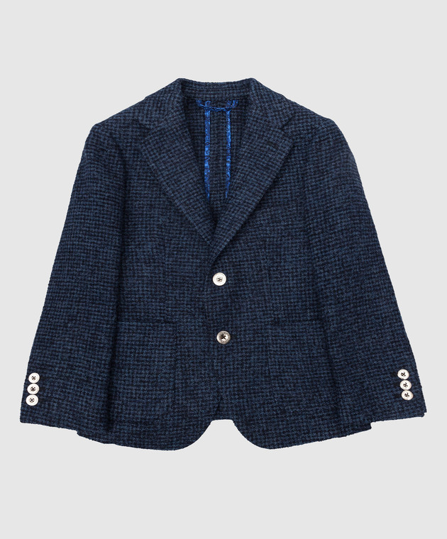 Stefano Ricci Children's patterned wool blazer Y1RSGD2200WPC01A