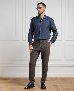 Stefano Ricci Синя сорочка MC007042S2600