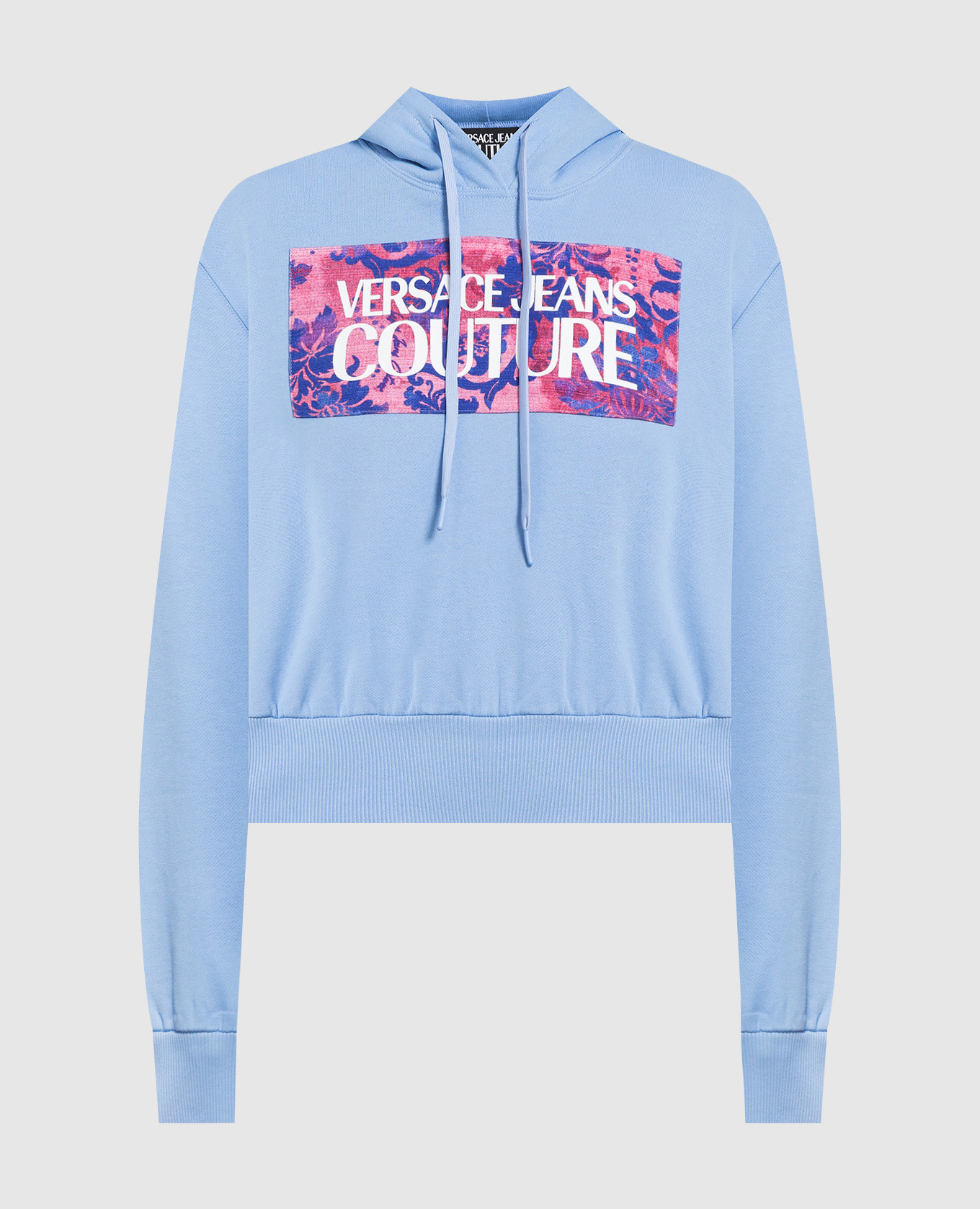 

Голубое худи с принтом Tapestry Couture, Голубой, Худи