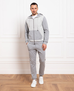 ISAIA Серая спортивная кофта MCFX38J0363