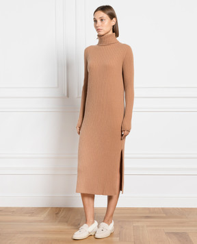 Allude Коричнева сукня з кашеміру 23511123