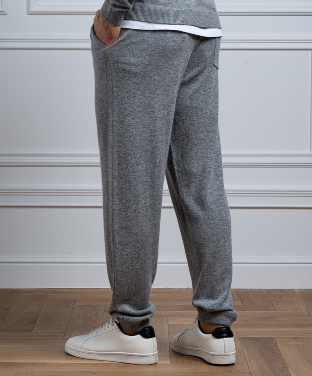 Allude - Gray wool and cashmere joggers 23537011 - buy with Sweden delivery  at Symbol
