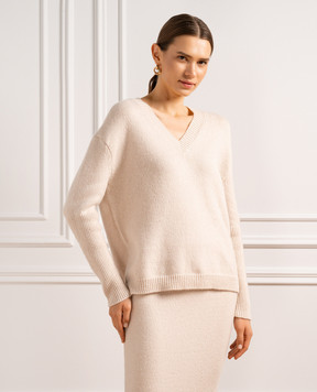 Tom Ford Бежевый пуловер MAK1263YAX587