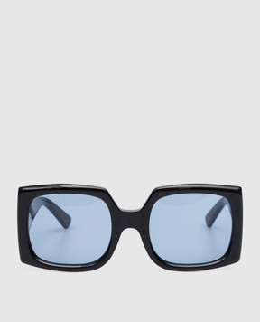 AMBUSH Черные очки Fhonix с фактурным логотипом BERI008F22PLA001