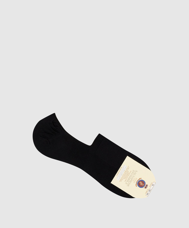 RiminiVeste Чорні шкарпетки-сліди WN800