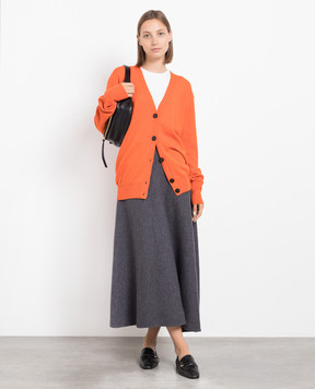 Jil Sander Помаранчевий кардиган з кашеміру J02GP0052J13201