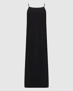 UMA WANG Черное платье миди UW5094
