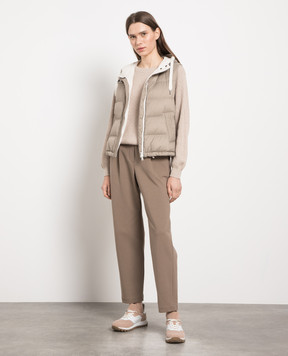 Brunello Cucinelli Коричневі штани MPR24P7745