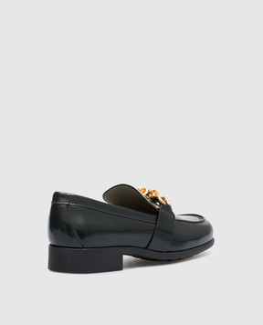 Bottega Veneta Зеленые кожаные лоферы Monsieur 708902V28R0