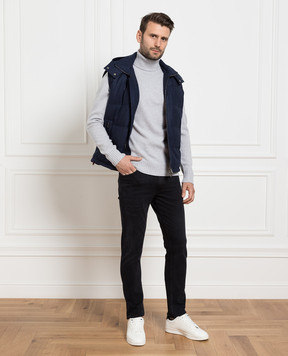 ISAIA Серый свитер из кашемира MG8183YP010