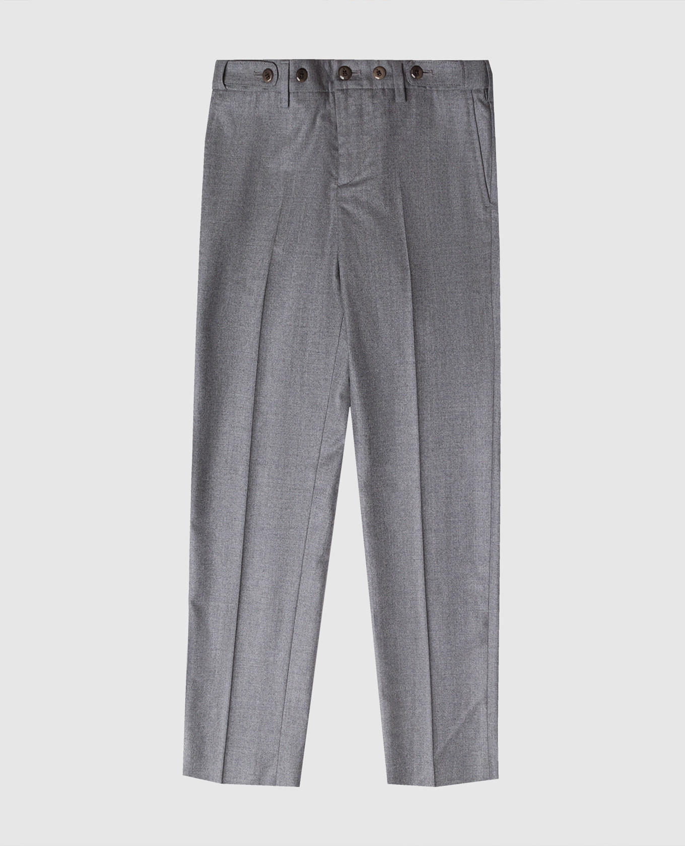 Children's gray pants made of wool