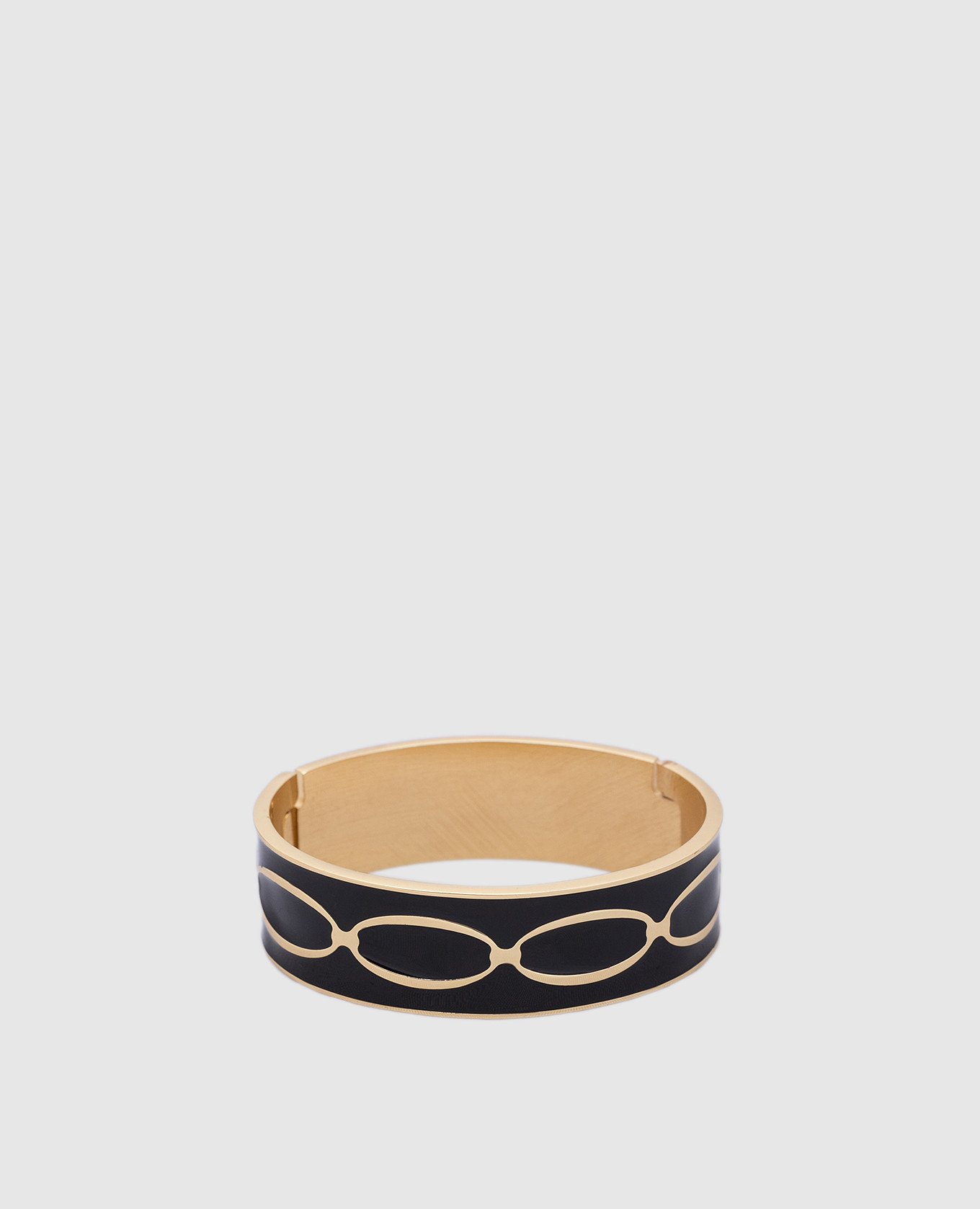 Black Knot bracelet with 24k gold plating
