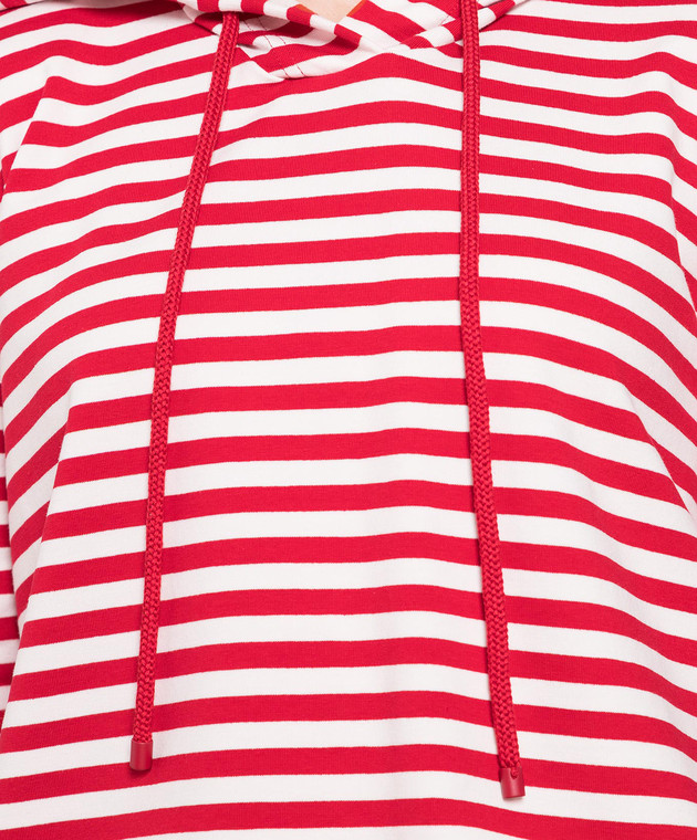Max & Co Red striped hoodie CANTICO image 5