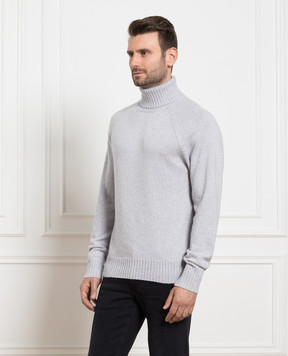 ISAIA Серый свитер из кашемира MG8183YP010
