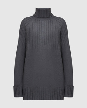 Enrico Mandelli Сірий светр з кашеміру A7KD135241