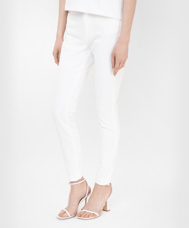 Dolce&Gabbana Білі джинси-скінні Audrey FTAH6DG8EZ0 зображення 3