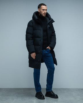 Mackage Черный пуховик с логотипом Antoine-city ANTOINECITY