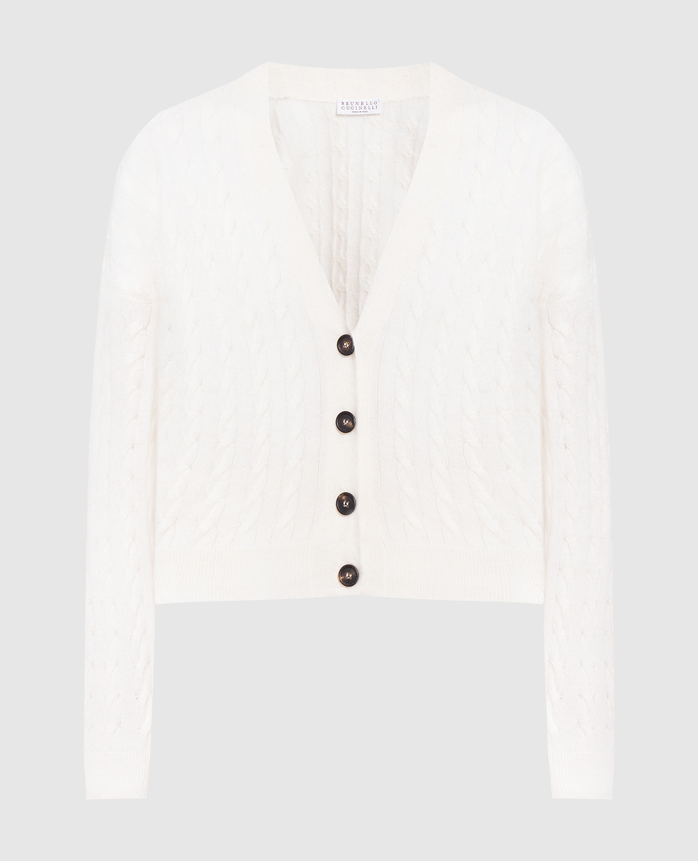 

Белый кардиган с цепочкой мониль, Кардиганы